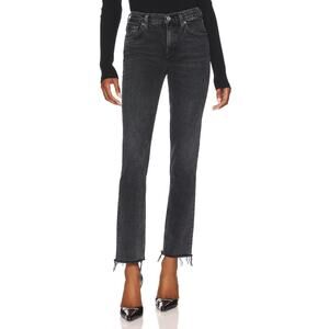 Agolde 'Lyle' Black Low Rise Slim Denim Jean Size 24